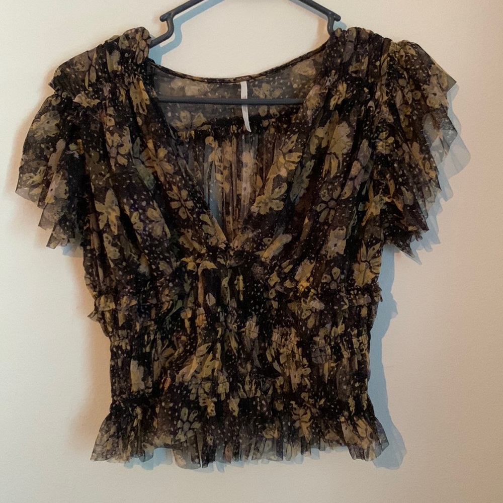 Free People Sheer blouse